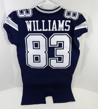 2018 Dallas Cowboys Terrance Williams #83 Jeu Émis Marine Jersey 42 780