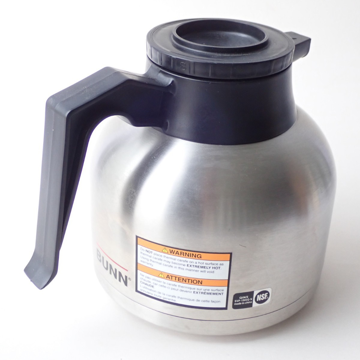Bunn SVP-1900Q-N  Commercial  Thermal Coffee Carafe Stainless Steel