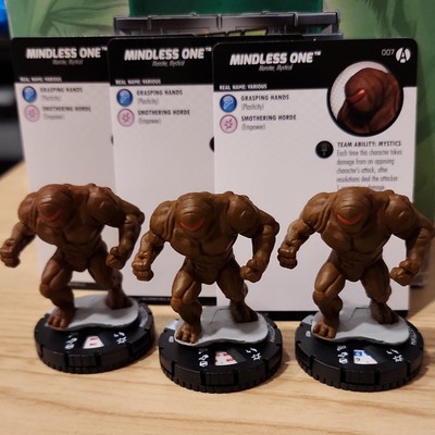 WizKids Marvel Universe HeroClix #007 Mindless One Lot of 3 Painted Common