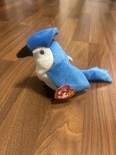 Ty Rocket The Blue Jay Beanie Baby Plush Toy