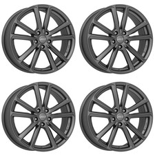 4 Alu Felgen AEZ Tioga graphite 7.0Jx17 5x112 für Fiat 500 Croma