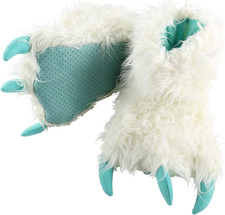 Animal Paw Slippers for Kids and Adults, Cozy Furry Slippers  Fun Costume for K