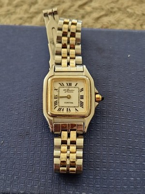 Vintage 1980s La Grandeur de TECHNOS CORTINA Women's Wristwatch Spears Or Repair