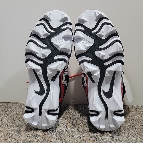 SIZE 5.5Y Nike Force Trout 7 GS Black Challenge Red Customizable Baseball Cleats - Picture 8 of 8