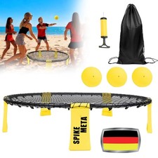 NEU! Outdoor Spikeball Set mit Netz, Bälle & Tasche für Garten Strand Spielspaß