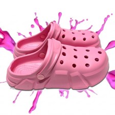 KID'S PINK CLOGS - Shipped in a Box, Charms Fit, Little  Big Kids' C11-J4 