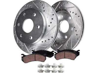 Front Detroit Axle Brake Pad and Rotor Kit fits Toyota 4Runner 1996-2002 48NTNM