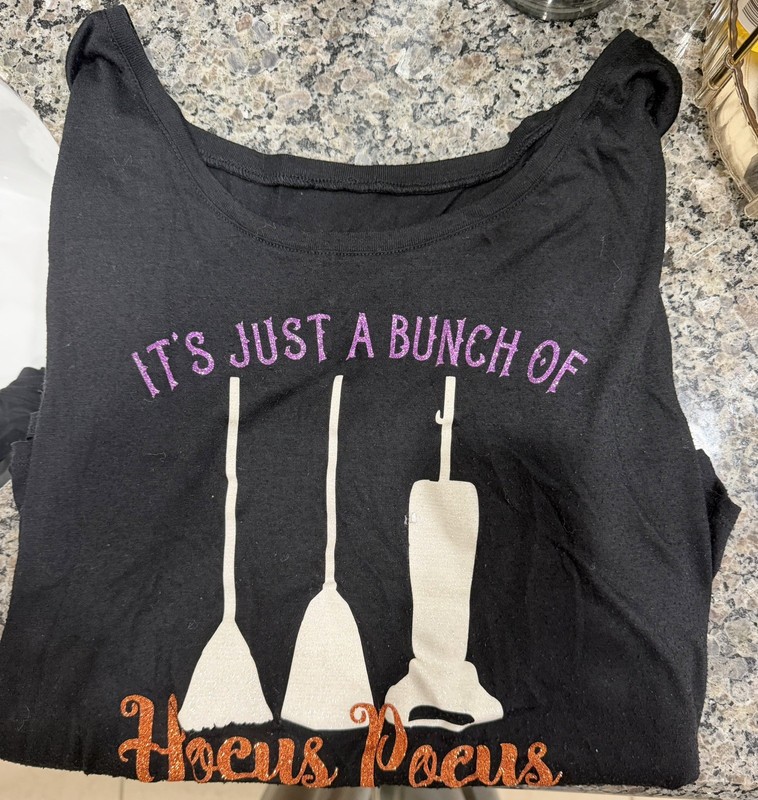 Hocus Pocus Glitter  Slouchy tee