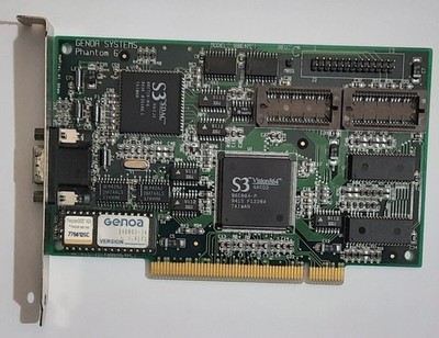 Genoa Phantom 64 PCI Grafikkarte (8864PCI, S3 Vision864, 1MB, retro, 1994)