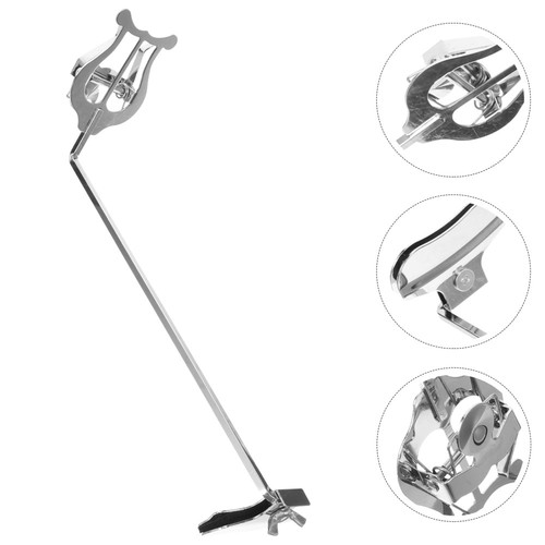 JOINPAYA Lyre Pour Saxophone Alto - Support Partition Métal Argenté
