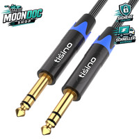 TRS Kabel 6,35Mm Klinke Auf Klinke Stereo Audio Instrumentenkabel 5M