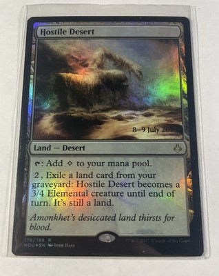 Hostile Desert Prerelease Cards Foil