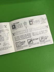 MANUAL RESTAURANTE NINTENDO NES PANIC - VERSI&Oacute;N PAL B / NOE - FOLLETO DE INSTRUCCIONES