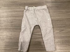Boy's Grey Little Planet Organic Sweatpants, size 18m