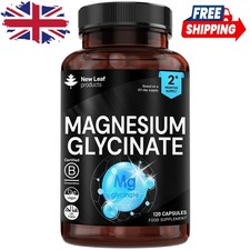 Premium Magnesium Glycinate 1040mg High Strength For Bone Energy 120 Capsules 0.09 per thousand milligrams