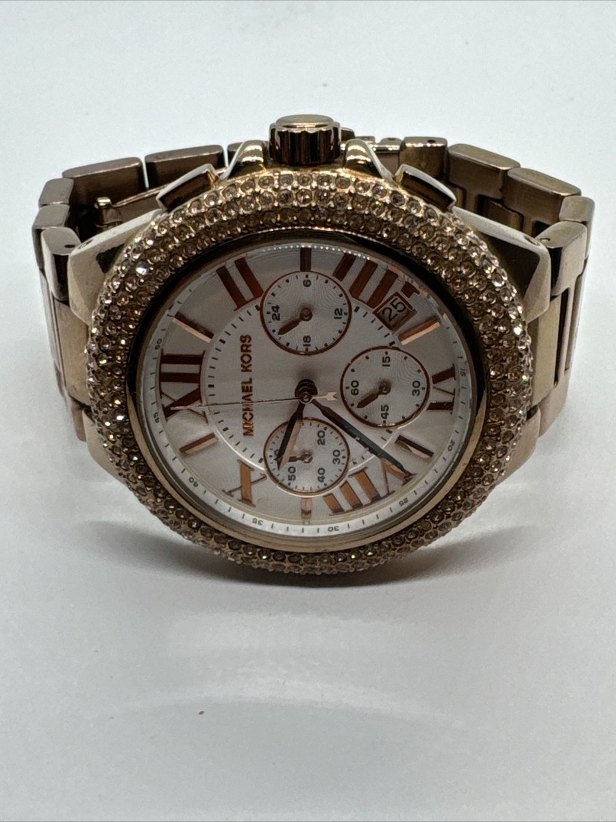 Michael Kors Camille MK5636 Women Rose Gold-Tone Analog Dial