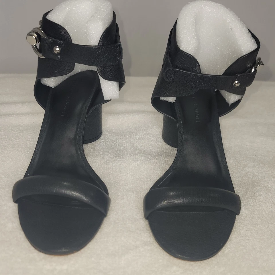 Rebecca Minkoff Women's Sz 8M US  Black Leather 3.25" Ht. Platform Heels - Image 2 of 4
