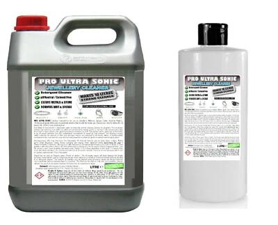 GRIME-X Pro ULTRA SONIC Jewellery Metal Cleaner Concentrate Cleaning Solution Fluid