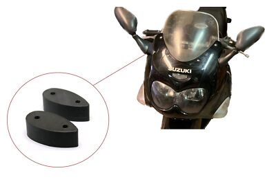 Halterung Spiegel Riser Extender Adapter Adapter +25mm für Suzuki GSX750F Tan...