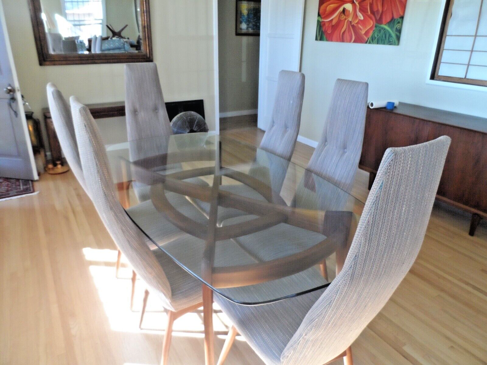 Authentic Adrian Pearsall/Craft Associates Dining Room Set w/ 6 Chairs