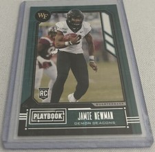 2021 Chronicles Playbook Football Jamie Newman Wake Forest Demon Deacons Rookie