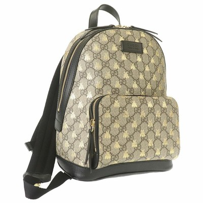 gucci supreme bees backpack