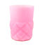 thumbnail 1  - Consolidated Florette Pink Tumbler Glass, Antique EAPG 1895 Bulging Petal 3 3/4&#034;