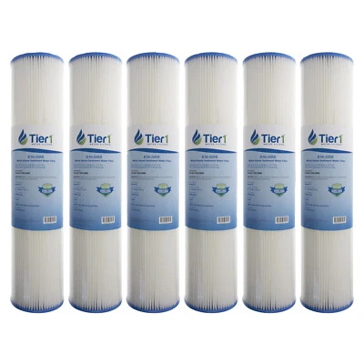 TIER1 20 x 4.5 30 Micron Pentek R30-20BB Comparable Sediment Water Filter 6 Pack