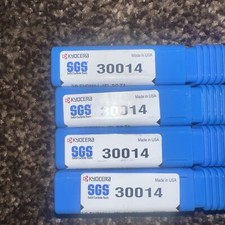 3/8" CARBIDE END MILL 4 FLUTE SGS 30014 NEW NEW 4pack