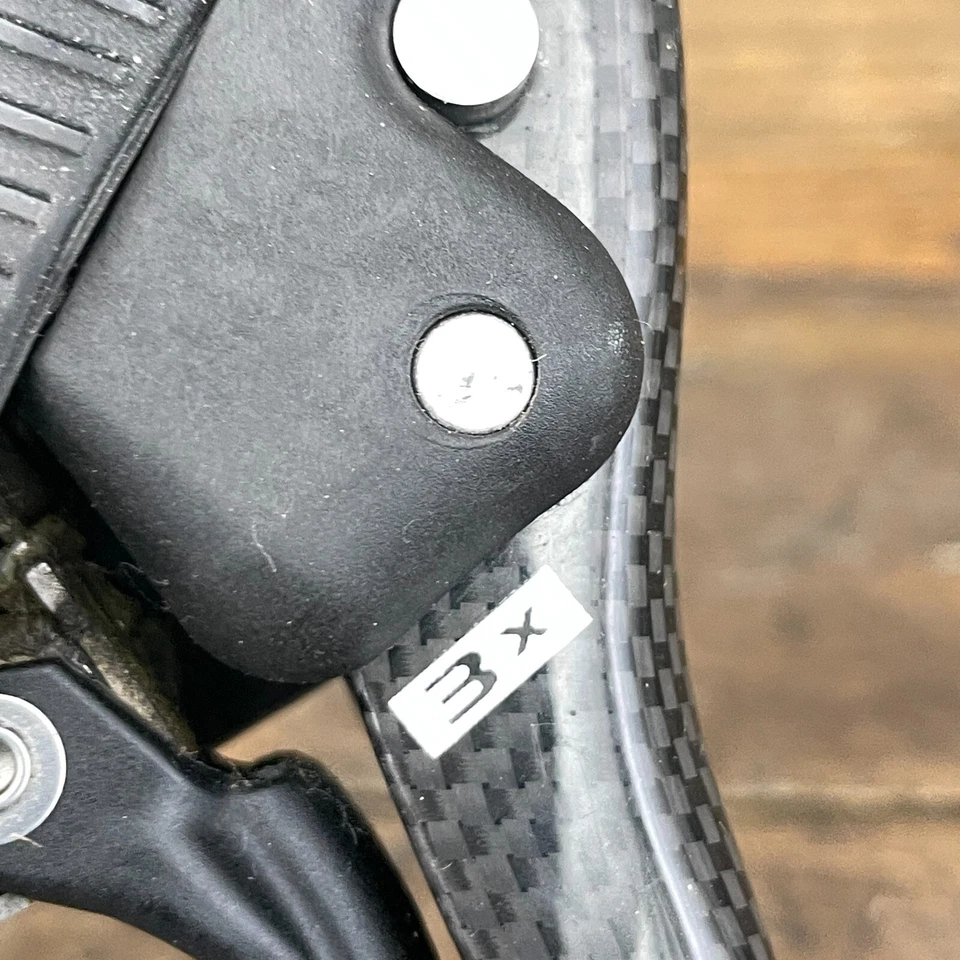 Campagnolo Centaur TRIPLE Left Shift Lever 3x Carbon Fiber Front ONLY 3s 10s - Image 2 of 4