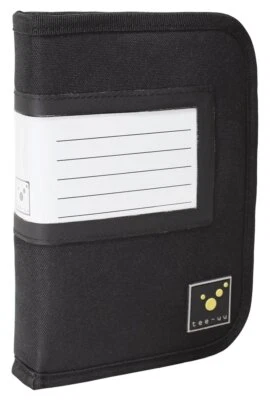 TEE-UU KEYFRIEND Schlüsselmappe | schwarz | für 10 Schlüssel