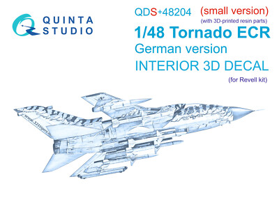 Quinta Studio 1/48 Tornado ECR German 3D-Interieur (Revell) (kleine...
