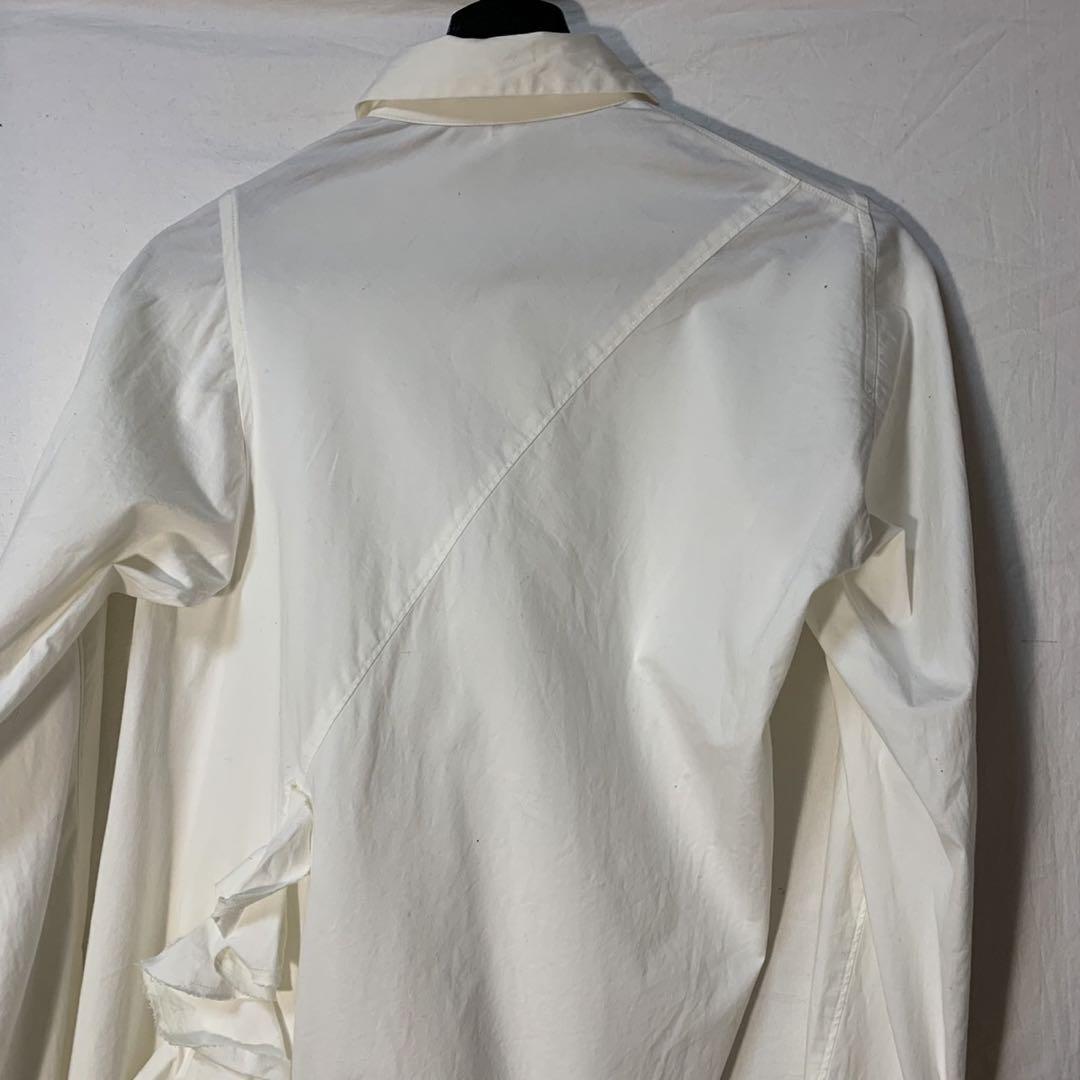 Ad2002 Comme Des Garcons Frill Shirt Blouse Japan Women Size Ad2002 Comme Des Garcons Frill Shirt Blouse Japan Women Size