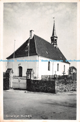 R302258 Kirken Gilleleje Laurits Larsen Eneret 56 1933