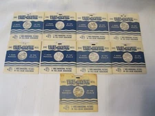 9 Vintage Viewmaster Cowboy Reels Cisco Kid, Roy Rogers Gene Autry Hopalong 