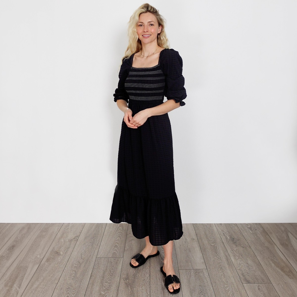 良品【SUKU HOME】DRESSING GOWN ブラック S Ｍ SUKU HOME】DRESSING GOWN ブラック S レディース