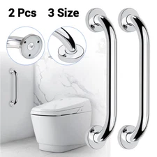 2 Pack Stainless Steel Shower Grab Bar Bathroom Safety Shower Handle for Elderly