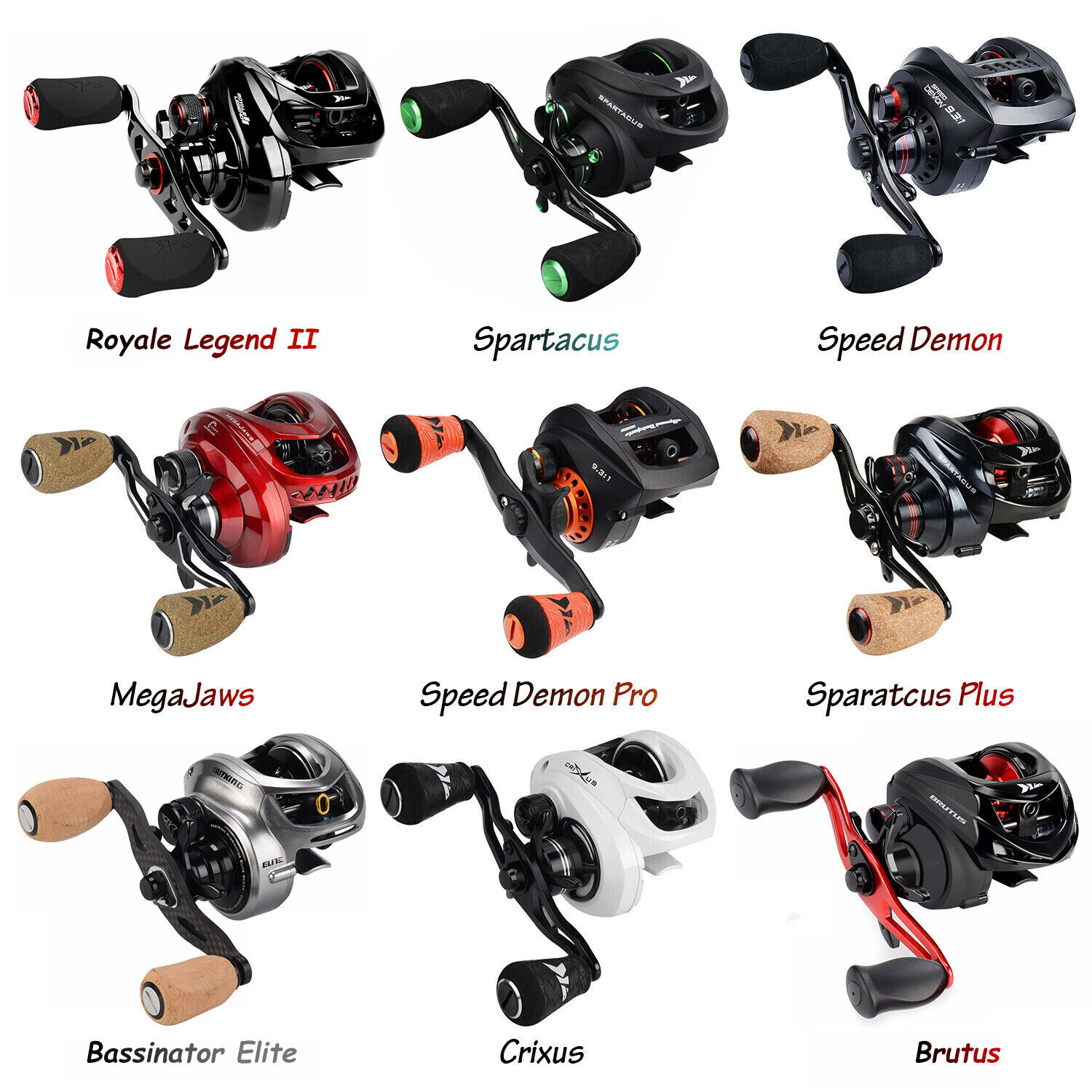 KastKing Brutus Baitcasting Reel - 7.2:1 / Right Handed