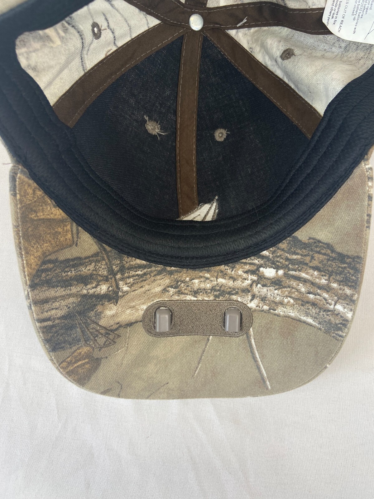 LED Head Light Baseball Cap Strapback Hat Power C… - image 8