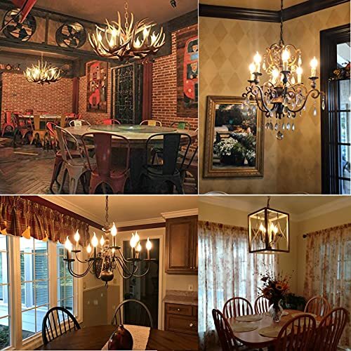 Led Candelabra Bulb 25w Equivalent 3000k Soft White Flame Tip Frosted Glass 2w L - Picture 6 of 7