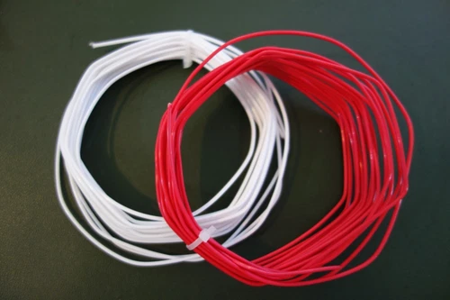 50Ft 16 Awg Solid Core Silver Plated 600V Teflon PTFE Wire Bus Wire Audio Amp