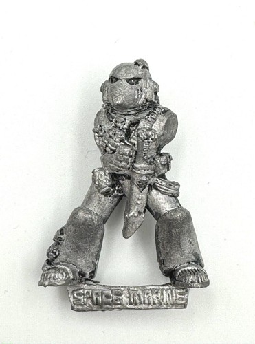 Selección Marines Espaciales Metal/Estaño 40k Wolves MK6 7 8 Errant Marco de fundición años 90 2a edición - Imagen 28 de 52