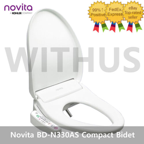 Novita BD-N330AS Compact Bidet Electronic Toilet Seat Stainless Nozzle AC 220V - Picture 1 of 9