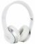 thumbnail 1  - GENUINE Beats by Dre Solo 2 Wired Headphones WHITE Solo2 B0518 audio folding