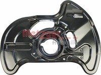 Vorderachse Rechts Metzger 6115086 Spritzblech, Bremsscheibe FüR MERCEDES-BENZ
