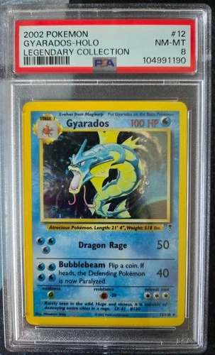 PSA 8 - Gyarados 12/110 Legendary Collection Holo