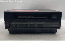 Emerson Black 12V AC/DC VHS Video Cassette Player Model VCP663 Untested