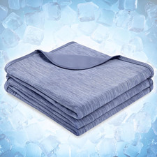 Cooling Blanket for Hot Sleepers, Arc-Chill Cooling Throw, Lightweight Cold Summ