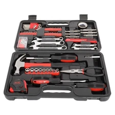 Portable 148 pcs General Household Home Repair and Mechanic's Home Hand Tool Kit