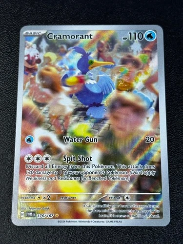 Cramorant 176/167 SV06: Twilight Masquerade Illustration Rare NM